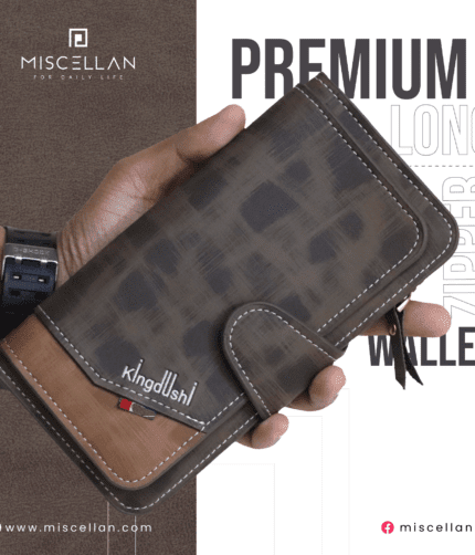 Men's Clutch | Premium Long Zipper Wallet